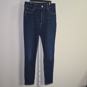 Boyish The‎ Mikey High Rise  Wide Leg Jeans Dark Denim Ladies Sz 27